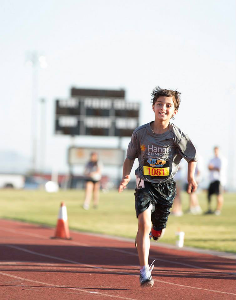Ezra Frech at the Desert Challenge Games in May 2014. Courtesy of Jason Gould
