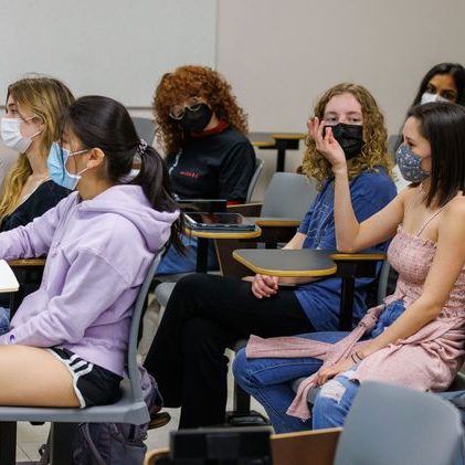 Students in the class engaged in community building to ensure access and support for those living with disabilities.