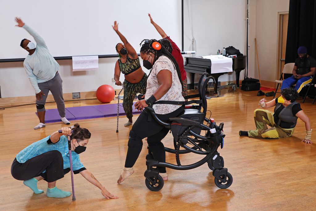 Photo credit: Juan Tallo The 2023 Dancing Disability Lab cohort in action.