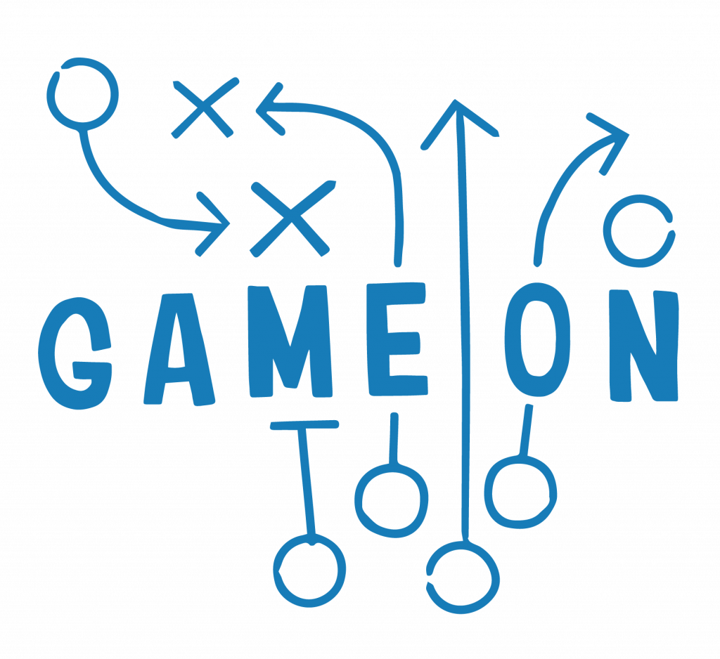 "Game on" logo - UCLA First Thursdays