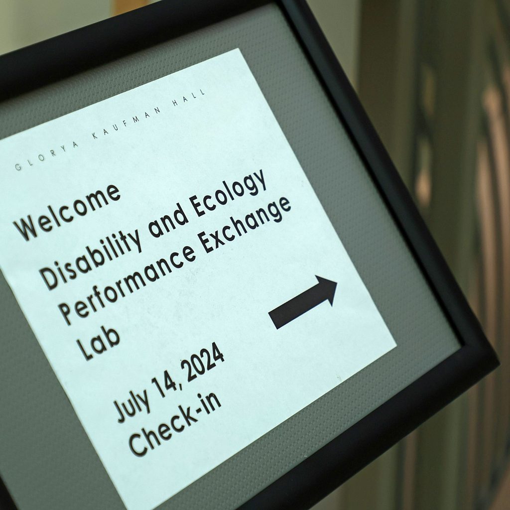 Recap: Disability and Ecology Performance Exchange Lab