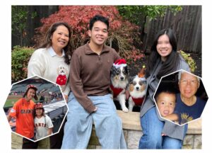 Images of Riley Joe and his family.